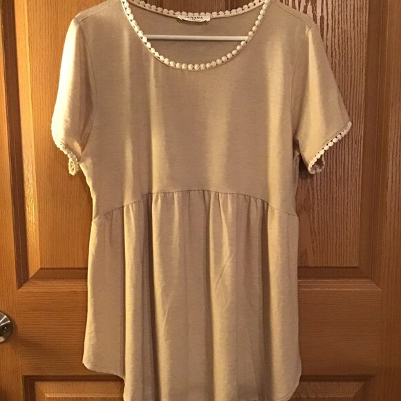 Zenana Babydoll  Shirt - Picture 1 of 2